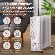 Radiador de Aceite Pro Breeze 2500 W con 11 Aletas